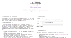 Desktop Screenshot of minidml.mathdoc.fr